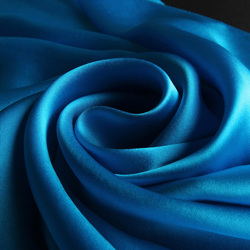 100% echte Seide Schal Frauen Luxus Hangzhou Silk Schal Silk Halstuch Natur Seide Satin Schal Luxus Foulard Femme