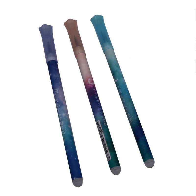 28Pcs/Set Erasable Pen Refill Rods Washable Erasable Pen Handles Blue Black Ink Refill Office School Supplies Gift