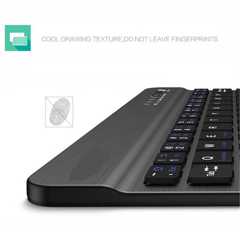 Slim Wireless Bluetooth Keyboard for Xiaomi Mi Pad 2 / Mi Pad 3 / Mi Pad 4 Tablet Rechargeable Keyboard for Android Ios Windows