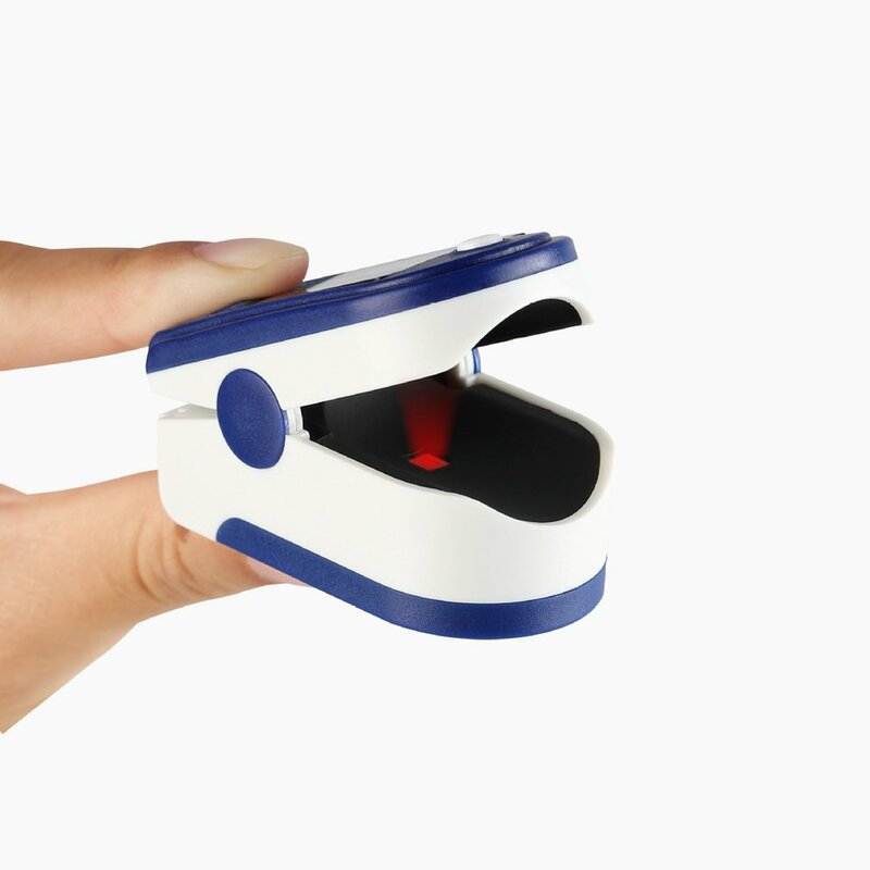 휴대용 C201F1 손가락 끝 맥박 산소 농도계 OLED 전시 심박수 감시자 끈으로 혈액 산소 포화도 감시자