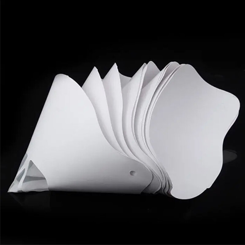 Embudo de filtro de papel grueso desechable, filtros de filamento de resina para impresora 3D SLA UV, 10/30/50 piezas