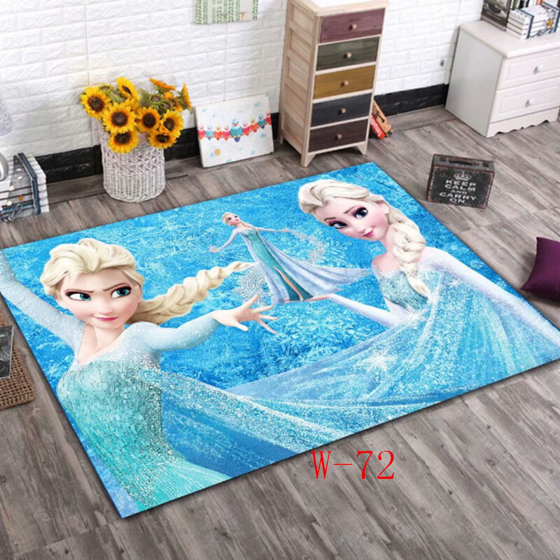 Disney Frozen Elsa Rugs For Kids Children Bedroom Home Living Room Carpet Floor Mat Large Modern Cute  door mats outdoor indoor