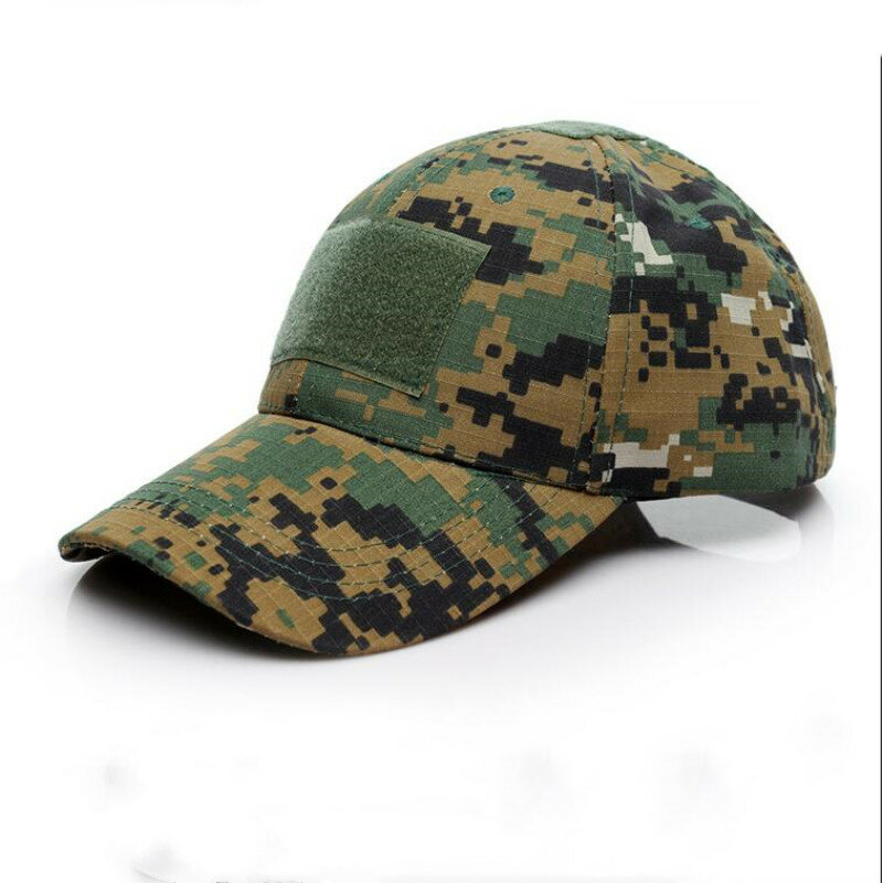 2022กีฬากลางแจ้ง Snap กลับหมวกพรางหมวกเรียบง่ายยุทธวิธีกองทัพทหาร Camo การล่าสัตว์หมวกหมวกสำหรับ...