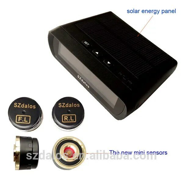 Externe 433.95Mhz Diy Digitale Diagnostic Tool Tpms Solar Power Auto Bandendrukmeters