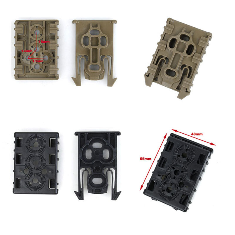 Hohe Qualität Tactical Kleine Schnelle Locking System Kit für Holster Mag Pouch W & T EL Kit ohne Schrauben