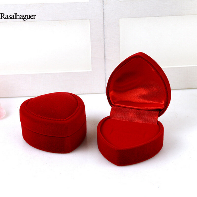 Venta caliente de alta-Anillo de diseño de la caja de 10 unids/lote Mini organizador de la joyería caja de almacenamiento de caja de regalo para los anillos de matrimonio especial cajas