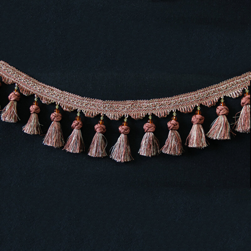 Piękna 6m taśma koronkowa frędzel bawełna etniczna koronkowa wstążka wykończeniowa szycie łacińska sukienka etap odzieży kurtyny dekoracyjne diy
