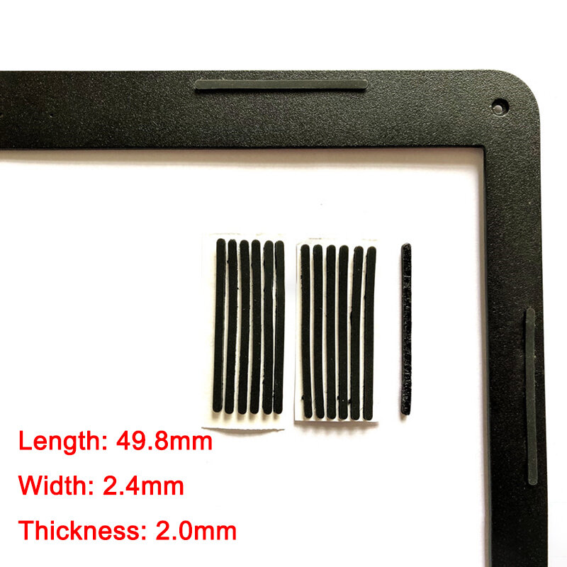 Screen frame rubber pad Front bezel Rubber pad laptop foot pad feet 49.8mm