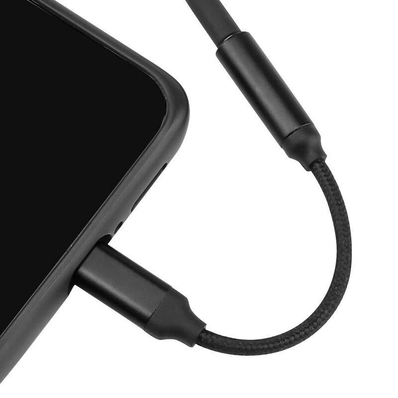 Adaptador de conector USB tipo C para auriculares de IPhone a 3,5mm, Cable adaptador de Audio Lightning de 3,5mm, para Huawei, Iphone, Samsung y Xiaomi
