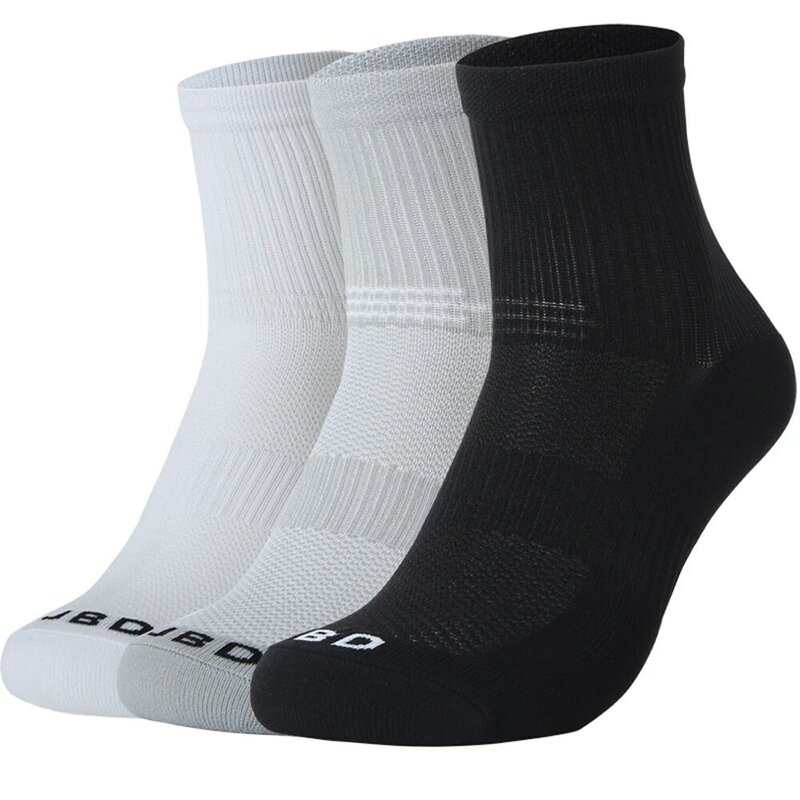 5 Pairs Men Sport Socks Compression Nylon Fitness Running Bike Cycling Hiking Outdoor Basketball Football Breathable Socks
