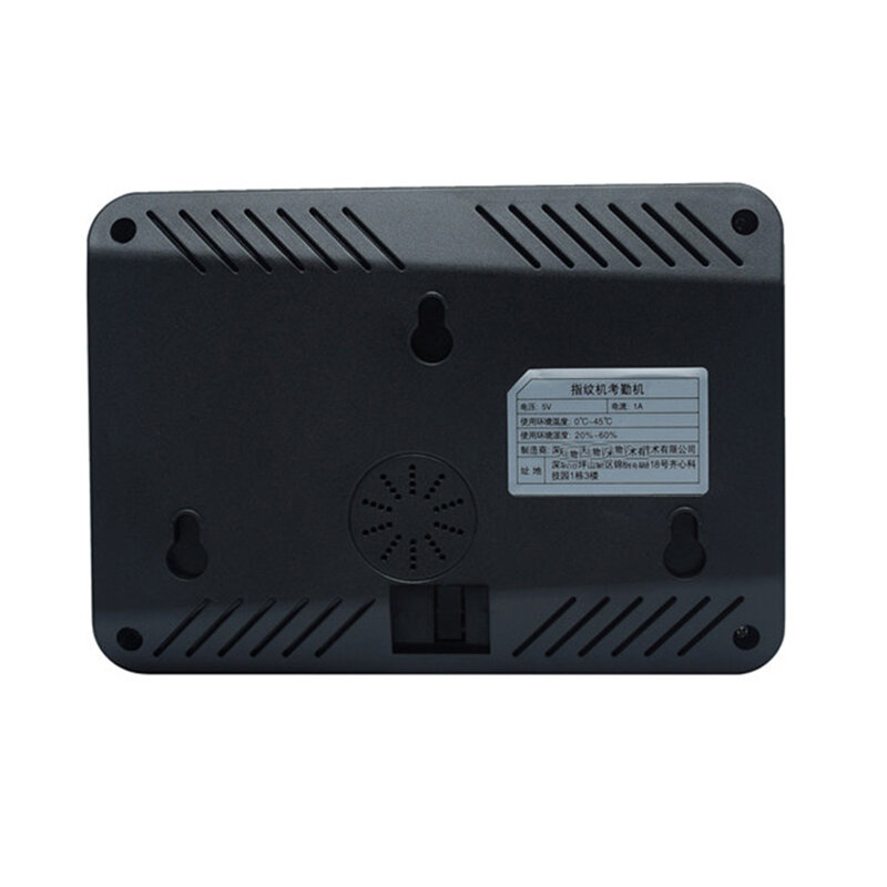 Sidik Jari Biometrik Kantor Kehadiran Karyawan Waktu Mesin Kode Sandi DC5V USB Disk U Kartu RFID