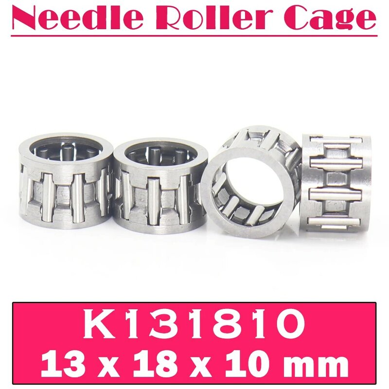 K131810 rolamento (10 pces) 13*18*10mm conjuntos de gaiola de rolo de agulha radial k131810 rolamentos k13x18x10
