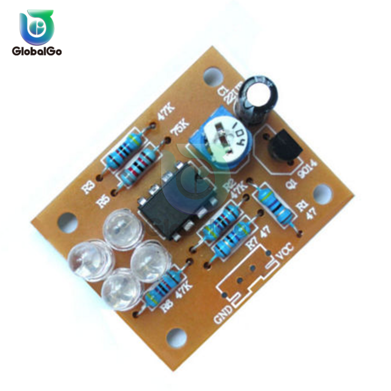 LM358 LED zestaw oświetleniowy do oddychania elektroniczny zestaw do samodzielnego montażu zestawy elektroniczne części DIY oddech światła zestaw DIY laboratorium PCB