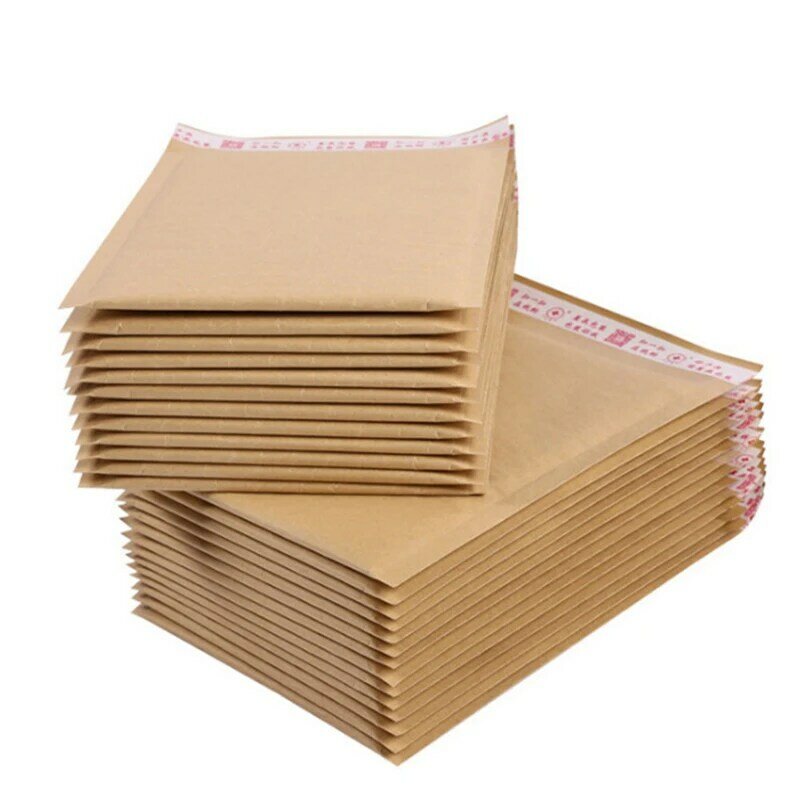 50 sztuk/11 rozmiarów brązowe koperty bąbelkowe opakowanie na prezenty torby wyściełane koperty pocztowe wysyłka koperty samoprzylepne torby kurierskie do przechowywania bąbelków