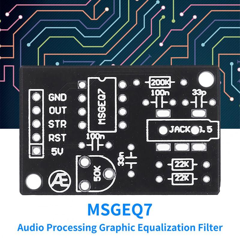 Módulo de processamento de áudio preciso útil módulo de processamento de áudio gráfico prático equalização filtro módulo de processamento de áudio