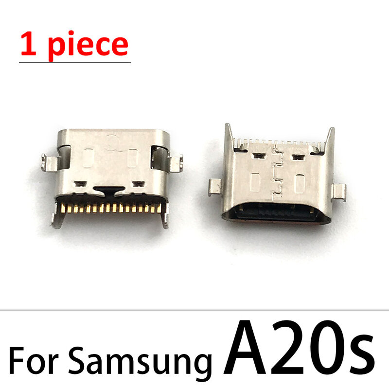 충전기 USB 충전 포트 독 커넥터, 삼성 A20 A30 A50 A70 A51 A21s A01 A30s A50s A11 A21 A31 A52 A02s A32 용, 100 개
