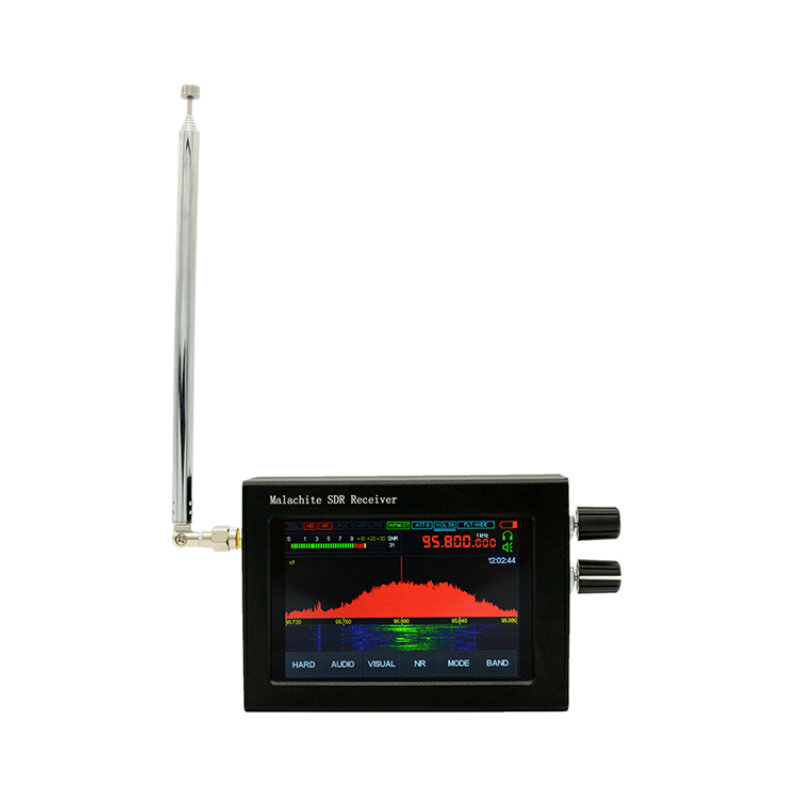 1.10D 50Khz-2GHz الملكيت SDR راديو Malahiteam DSP SDR هام جهاز استقبال واستقبال + 3.5 "LCD تعمل باللمس + بطارية