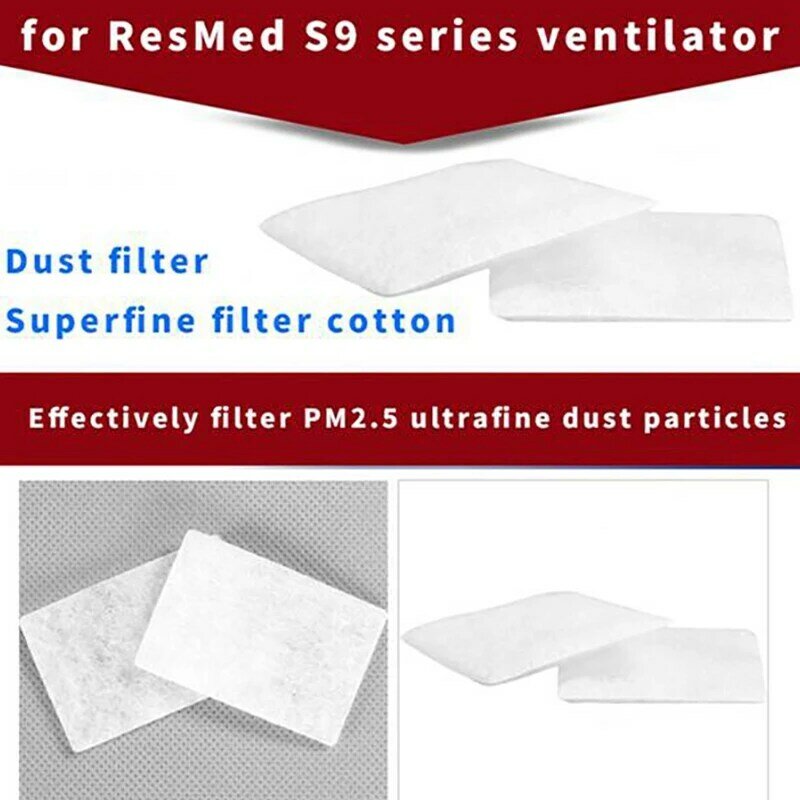 Filtros de ar descartáveis Premium, filtros de substituição universais para ResMed AirSense 10, AirCurve10 S9, 30 peças
