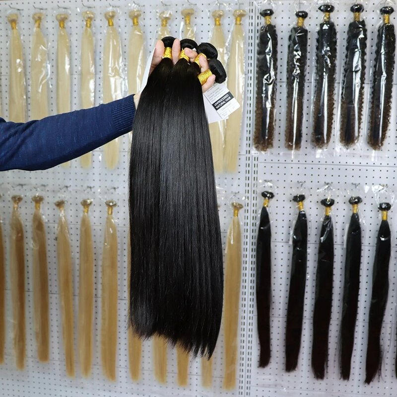 خصلات شعر بشري 100 من بيرو واسعة من شعر مستعار بشري ريمي طبيعي أسود اللون جودة عالية تجعل الشعر المستعار مموج