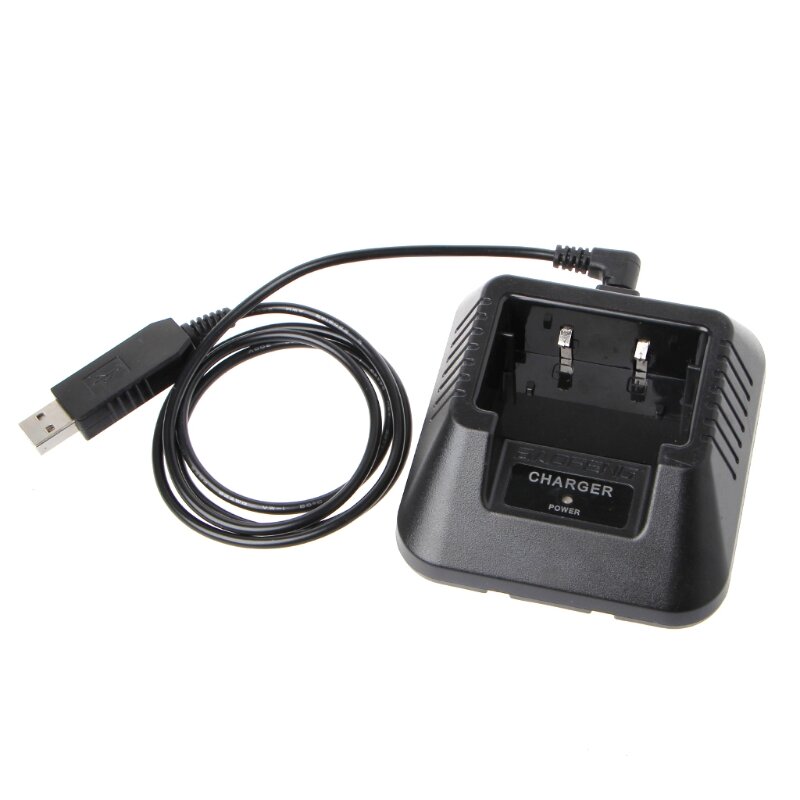 Baofeng-cargador de batería USB para walkie-talkie, UV-5R, UV-5R, UV-5RE, DM-5R