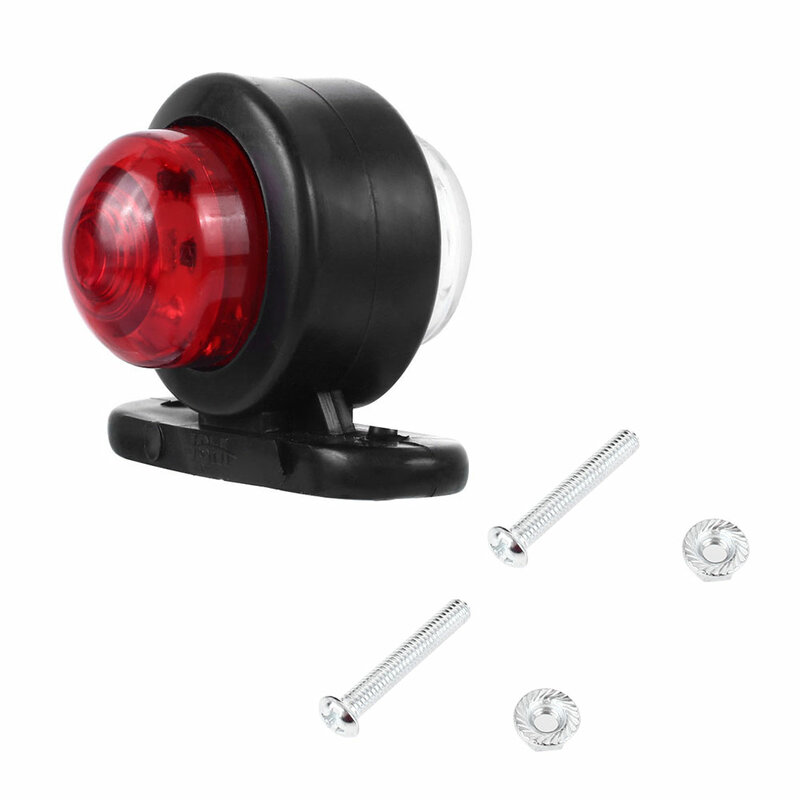 Indicador lateral LED de contorno para camión, lámpara de remolque, luz de posición lateral de furgoneta y remolque, 24v, 2 piezas