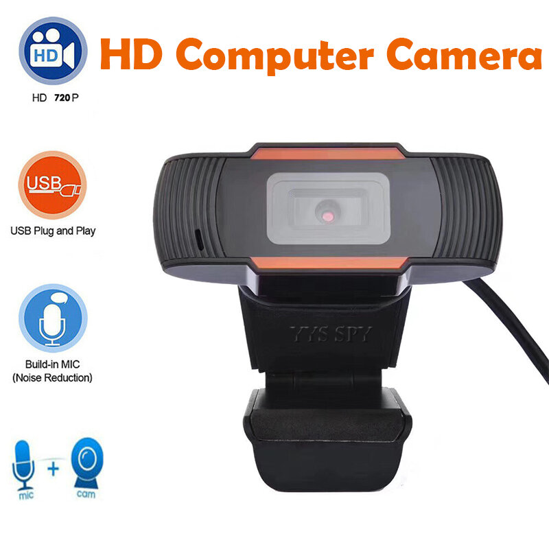 Kamera internetowa HD 720P o wysokiej rozdzielczości Kamera internetowa USB 2.0 Kamera na żywo z mikrofon do komputera PC Laptop Windows mikro Kamera