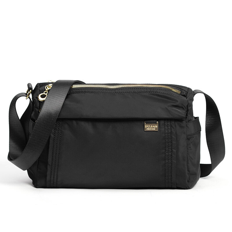 Fouvor, новые модные маленькие сумки через плечо для женщин, нейлоновая однотонная сумка-мессенджер на молнии, 6013-04