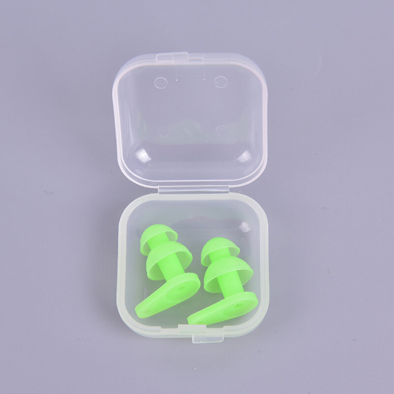 HOT! 2pcs Soft Anti-Noise Ear Plug Waterproof Swimming Silicone Swim Earplugs For Adult Children Swimmers Diving Wholesale