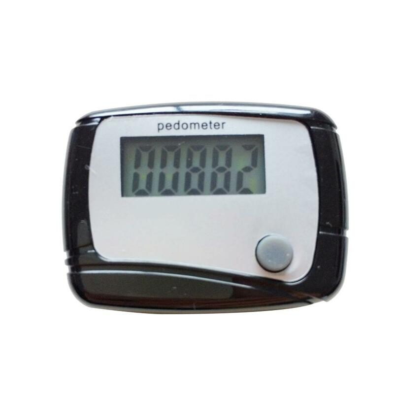 แบบพกพามินิดิจิตอล LCD Pedometer กีฬาเดิน Step Counter LCD Pedometer