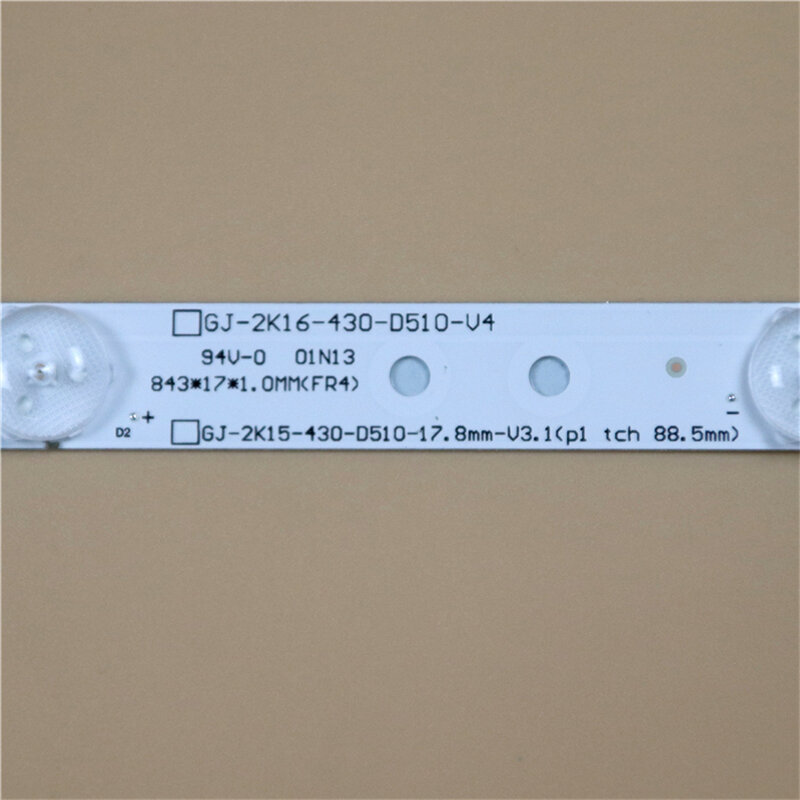 TV LED pełna tablica bary dla Philips 43PFS4132/12 LED podświetlenie paski zestaw matrycowy lampy LED opaski obiektywu LBM430P1001-AJ-2S LB43003