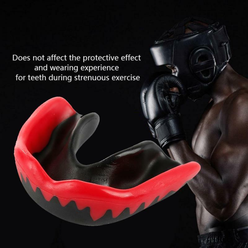 Protetor de dentes de silicone macio eva, adulto, proteção para a boca, para boxe, esporte, futebol, basquete, hóquei, karatê, muay thai 7