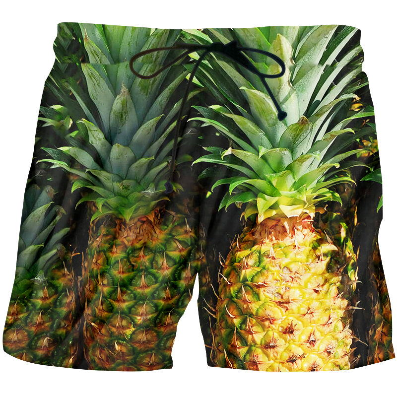 T-shirt estiva con stampa 3D Tahiti polinesia ananas pantaloncini Set abbigliamento sportivo tuta O collo manica corta tuta da uomo