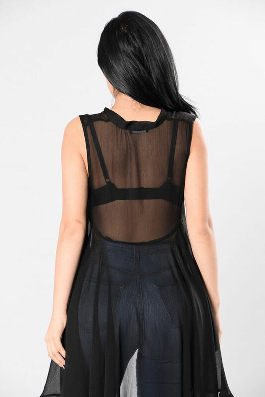 새로운 여성 투명한 민소매 느슨한 블라우스 셔츠 불규칙한 관점 섹시한 탑 여름 캐주얼 패션 블라우스