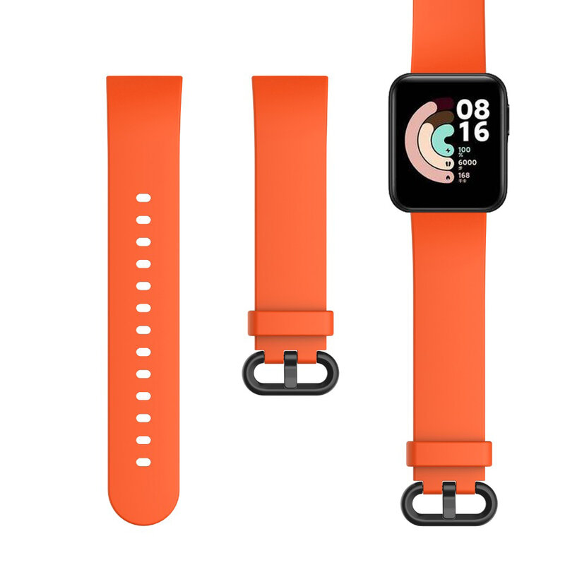 Tali silikon cetak untuk Xiaomi Mi Watch Lite, tali gelang untuk Redmi Watch 1