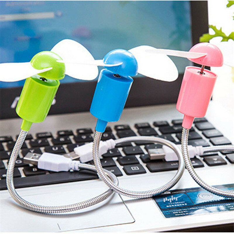 USB Mini Fan Notebook Desktop Cooling Fan Cooler Plastic Easy to carry Air Conditioning Appliances For Computer and power Bank