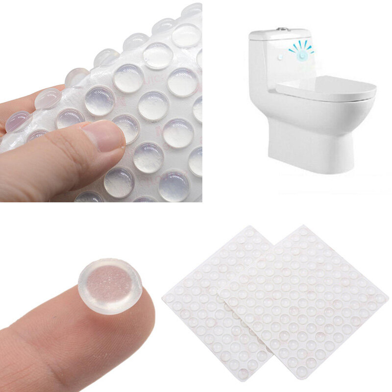 Tampon rond en Silicone auto-adhésif, 20 pièces, absorbant les chocs, doux et antidérapant, accessoires de meubles de toilette