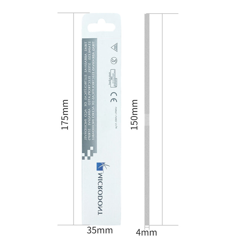 12Pcs Dental Metal Polishing Stick Strip Single/Double Side of Alumina-Plated Sanding Surface Dentist Tools Instrument