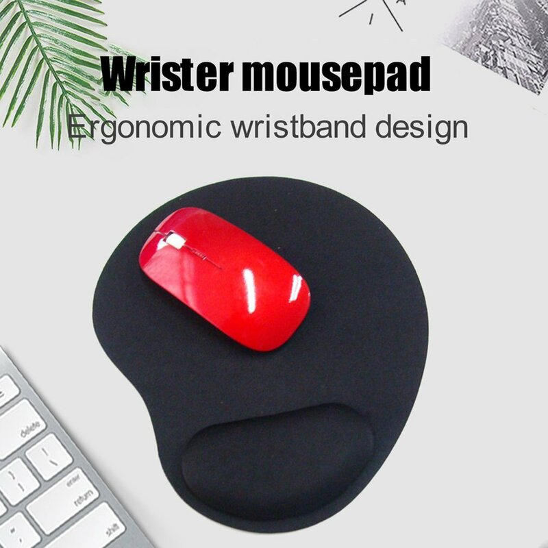 New Mouse Pad Ergonomic Mouse Pad With Wrist Support Non-slip Base EVA-foam Wrist Mouse Pad Soft And Comfortable Fast shipping