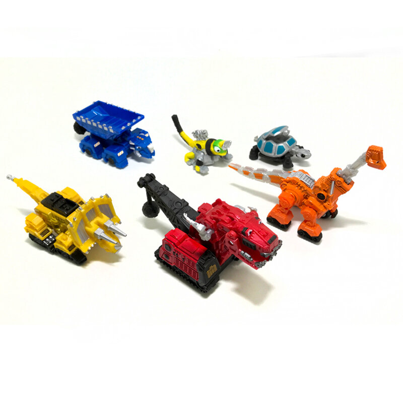REVVIT mainan mobil dinosaurus yang dapat dilepas truk dinosaurus untuk model Dinotrux mainan hadiah anak-anak baru Model dinosaurus mainan anak Mini
