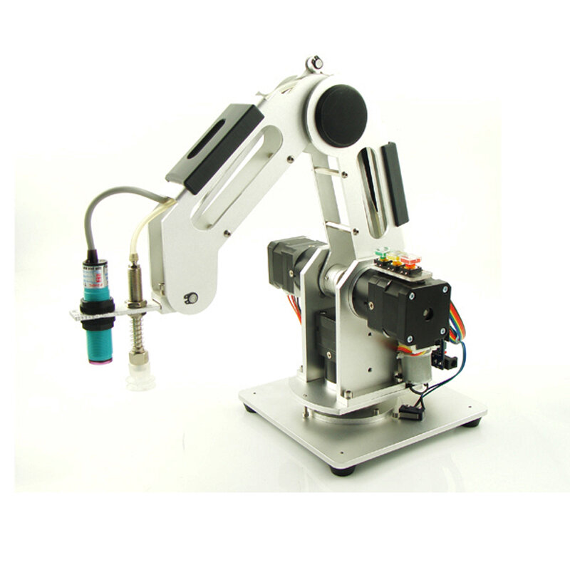 Tải Trọng 0.5Kg 3 Trục Xử Lý Palletizing Robot Công Nghiệp Cánh Tay Để Bàn Nhỏ Giảng Dạy Cánh Tay Robot Học Tập 0.5KG 4 DOF tự Làm Các Bộ Phận