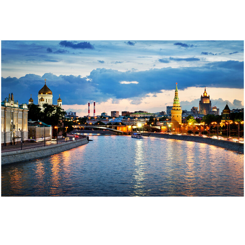 Цветной Настенный Московский гобелен с принтом, настенный подвесной психоделический гобелен, декор для спальни, гостиной M0112
