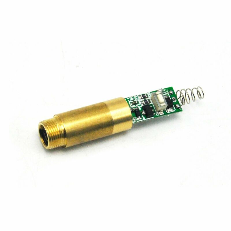 532 نانومتر 10mW الأخضر نقطة شعاع ليزر ديود وحدة النحاس 3.7 فولت-5 فولت لوحة للقيادة