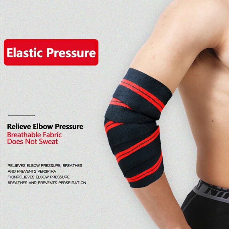 ROEGADYN-Support de coude à bandage élastique, universel, WePackage, levage, orthèse de compression, coudières noires rondes, ceinture de protection de gymnastique