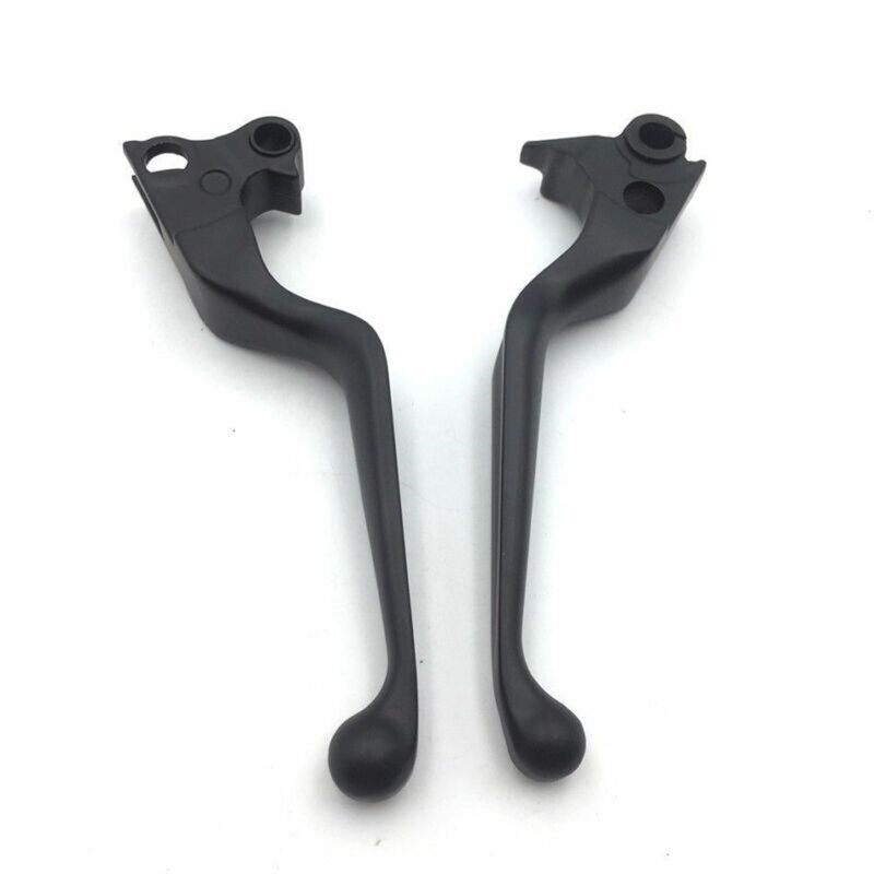 Black Aluminum Motorcycle Brake Clutch Lever Hand Levers for Harley Touring Dyna Softail 1996-2007 XL 1996-2003