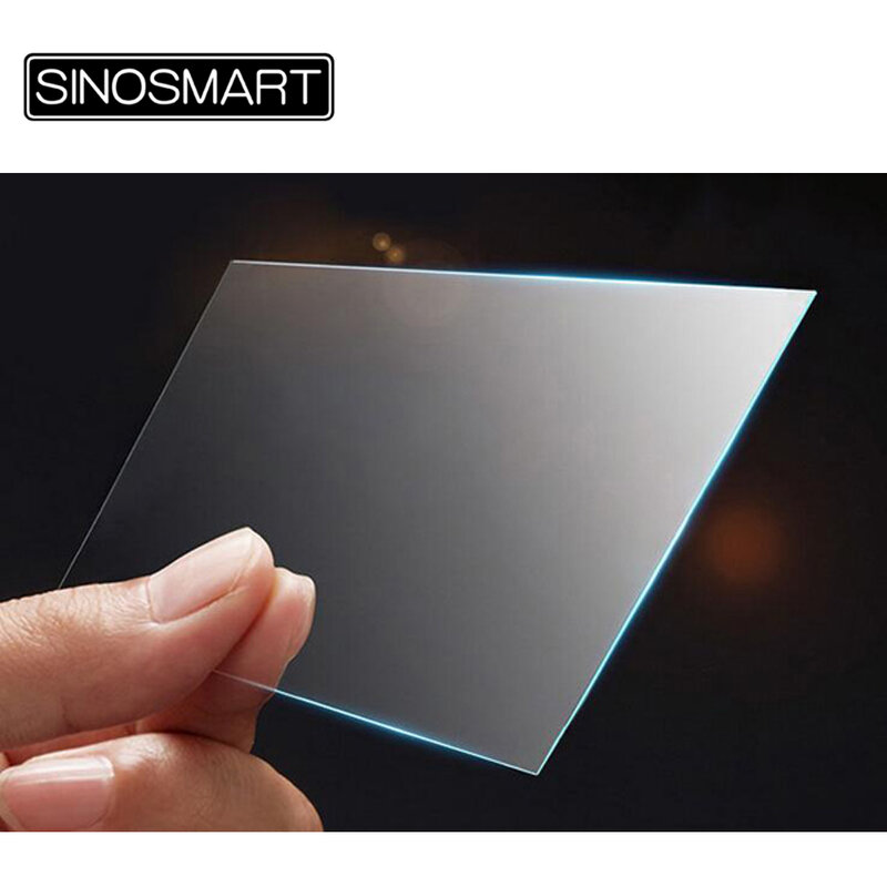 Sinosmart-protetor de tela de vidro temperado 6.2/9/9.7/10.1 polegadas, premium claro anti-dedo impressão à prova de explosão