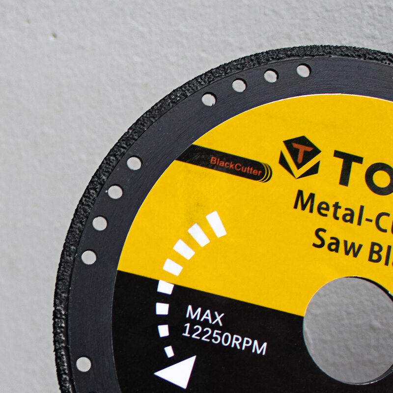TOVIA BlackCutter 125*22мм Алмазный Диск по Металлу стали и нержавеющей стали для УШМ или Балкарки или угловой шлифовальной машины безопасный дизайн меньше искр тонкий диск толщиной 1.2мм