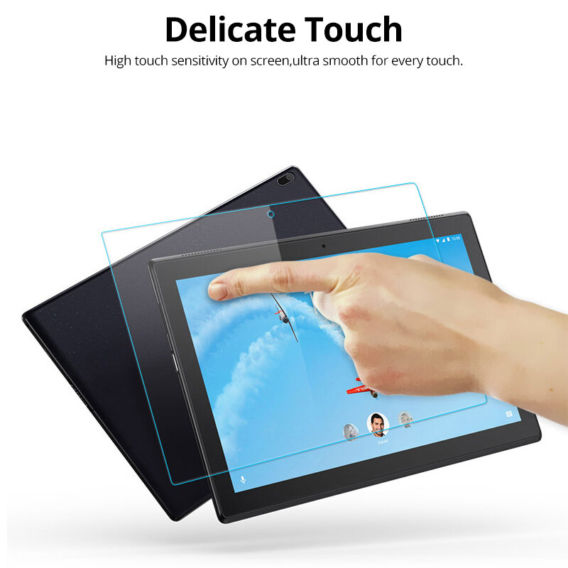 9H szkło hartowane Screen Protector dla Lenovo Tab M10 Plus FHD 10.3 cala TB-X606F X606X Bubble Free wyczyść Tablet folia ochronna