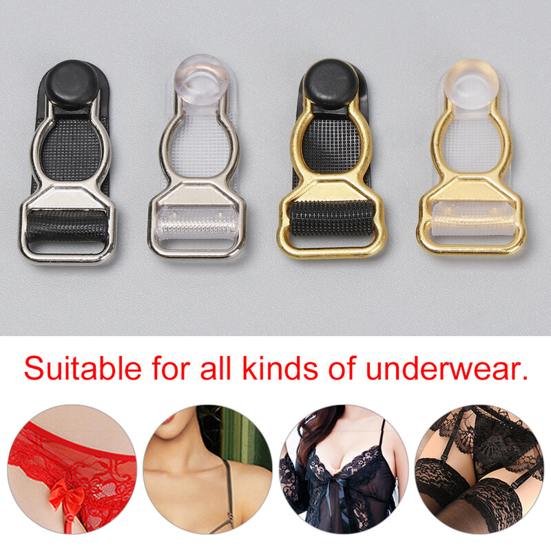 Plastic Garter Belt Clip para Mulheres, Black Corset Leg, Suspender Exclusives, Fivelas Meias, Stocking Grips, Arts Hooks, 10 Pcs, 12mm
