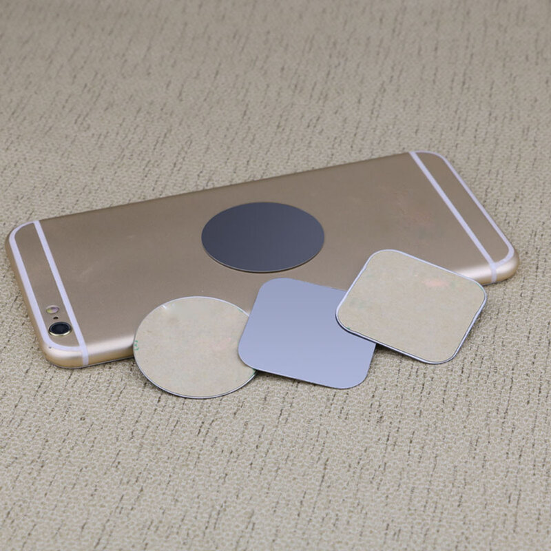 1 buah pelat logam Disk lembar besi untuk Magnet dudukan ponsel untuk dudukan telepon mobil magnetik