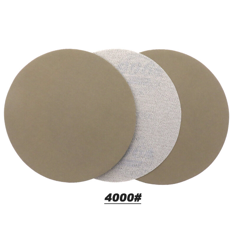 Discos de lijado de 25 piezas, 125mm /5 pulgadas, papel de lija de bucle de gancho, 1000 /2000 /3000/ 4000, disco de papel de lija redondo, hoja de arena